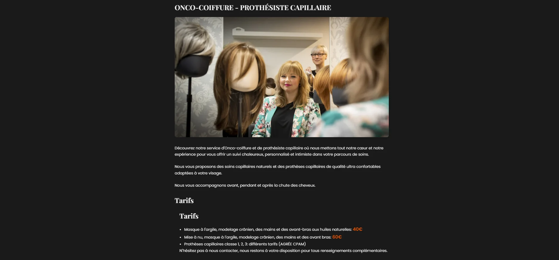 Section oncologie